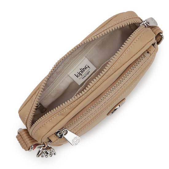 Kipling Abanu Slim Crossbody Väska Beige | SE 2182MQ